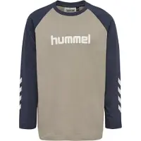 Hummel Bluse - HmlJR Logo - Vintage Khaki - - 11-12 år (146-152) - Bluse