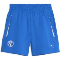 Puma Olympique de Marseille PUMATECH Relaxed Woven Shorts Youth, Clothing, Royal/Platinum Gray, 11-12Y