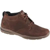 SKECHERS Skecherstil mænd. 64857 Harper Melden brune lædersko (46), Fast, Blonder, Casual