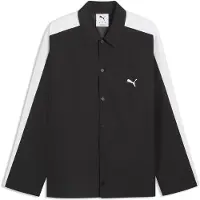Puma T7 Relaxed Overshirt Men, Men, Black, XS