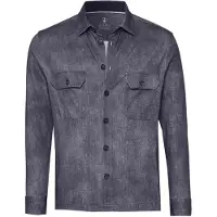 Desoto Overshirt Denim Spark Navy Bå Mørkebå måe