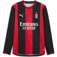 Puma Milan Hjemmebanetrøje 2026/27 Authentic Lange Ærmer - , størrelse Medium