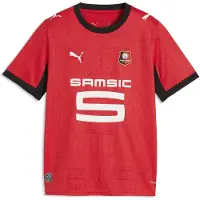 Puma Stade Rennais 26/27 Home Jersey Youth, Clothing, Red/Black, 5-6Y
