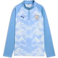 Puma Manchester City Fc 26/27 Warm Up Før Kampen Junior Collegejakke Med Lynlås