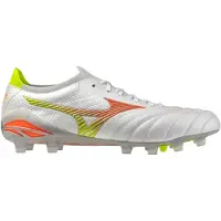 Mizuno Morelia Neo V Beta Select Ag Prism - Hvid/orange/gul - Kunstgræs (Ag), størrelse 44