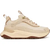 Timberland Timberlandtil kvinder. TB0A2N4BEW21 Motion Access beige vandtætte lædersko med snørebånd og lav top (37 W), Fast, Blonder, Casual, Sport, Ud