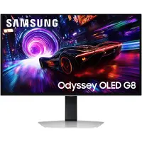 Samsung Odyssey OLED G8 G81SF, 27\" (68.6cm), Klasse: 26\"-27\", 3840x2160 (4K UHD), 16:9, HDMI, Audio, AMD FreeSync, sort (LS27FG812SUXEN)
