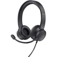 Trust Ayda - Headset med mikrofon USB-A/USB-C & ENC (sort)