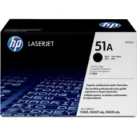 HP 51A Tonerkassette sort Q7551A Modsvarer: N/A