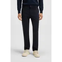 BOSS BOSStil mænd. 50510933 Navy Slim Chino-bukser (31/32), Casual, Bomuld, Blå