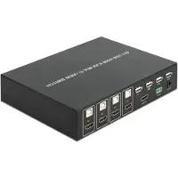 DeLOCK KVM 4 in 1 Multiview Switch 4 x HDMI with USB 2.0