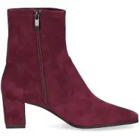 Caprice Bootie, red, made of Textiles with Block heel, Size 37