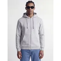 Jack & Jones Ensfarvet Hættetrøje Med Lynlås