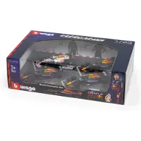 Bburago 78515 F1 Red Bull Verstappen & Perez 1:43 Modelbil Byggesæt 4 Enheder