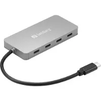 Sandberg USB-C to 4 x USB-C Hub USB hub - USB 3.1 - 4 ports - Grå