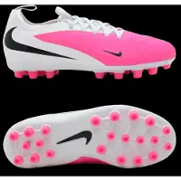 Nike Phantom 6 Academy Low Cut AG Breakout - Hvid/Sort/Pink Børn - Kunstgræs (AG), størrelse 36½