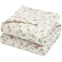 Meyco Baby Flower 120x120 Cm Musselin 2 Enheder