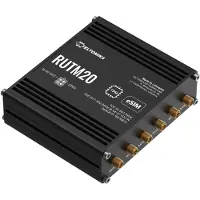Teltonika RUTM20 - Trådløs router - WWAN 2-port switch - 1GbE - Wi-Fi 5 - Dual Band - 5G, 4G, 3G - DIN monterbar på skinne, overflademonterbar, væg-monterbar