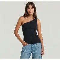 G-Star 2nd Skin One Shoulder T-Shirt - Black - Women