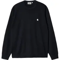 Carhartt WIP - Sweatre - Madison Sweater Dark Navy Wax til UnisexNylon - Størrelse M - Flåde
