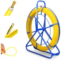 Extralink EX.31261, Gul, Glasfiber, 3,8 mm, 15 m, Polyester, 18 kg