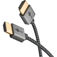 Goobay Plus Slim High Speed HDMI-kabel med Ethernet - 3m