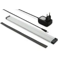 Digitus DN-19 LIGHT-3 - Lysbarre - LED - 2-modus - klasse F - hvid, aluminiums grå - for P/N: DN-19 07U-6/6, DN-19 09U-6/6, DN-19 12U-6/6, DN-19 16U-6/6, DN-19 20-U, DN-19 20U-6/6