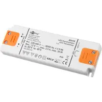 Goobay 60418, Elektronisk lystransformer, Orange, Hvid, IP20, -20 - 45 °C, CE, RoHS Directive 2011/65/EU [OJEU L174/88-110, 01.07.2011, 30 W