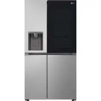 LG GSGV80PYLL - Køleskab/fryser - side-by-side med vanddispenser, isdispenser - Wi-Fi - bredde: 91.3 cm - dybde: 73.5 cm - højde: 179 cm - 635 liter