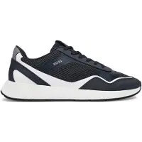 BOSS Sneakers i mesh med rillet sål