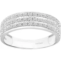 Diamant L'Eternel Ring sølv