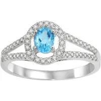 Diamant L'Eternel Ring sølv