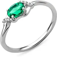 Diamant L'Eternel Ring sølv