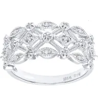 Diamant L'Eternel Ring 'Ring aus 375 Weißgold mit Diamant' sølv