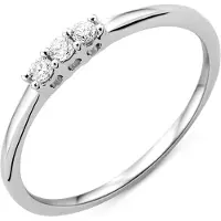 Diamant L'Eternel Ring sølv