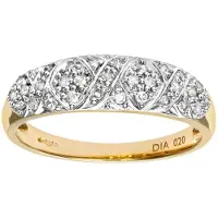 Diamant L'Eternel Ring 'Ring aus 375 Gelbgold mit 0.20 Karat Diamant' guld