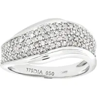 Diamant L'Eternel Ring sølv