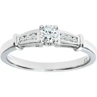 Diamant L'Eternel Ring sølv