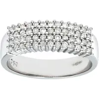 Diamant L'Eternel Ring sølv
