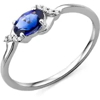 Diamant L'Eternel Ring sølv