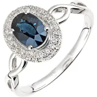 Diamant L'Eternel Ring sølv