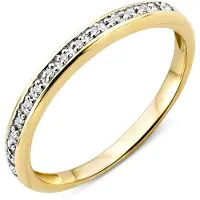 Diamant L'Eternel Ring 'Eternity-Ring aus 375 Gelbgold mit 0.05 Karat Diamant' guld
