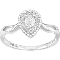 Diamant L'Eternel Ring sølv