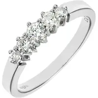 Diamant L'Eternel Ring sølv