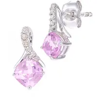 Diamant L'Eternel Øreringe sølv