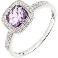 Diamant L'Eternel Ring sølv