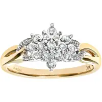 Diamant L'Eternel Ring 'Ring aus 375 Gelbgold mit Diamant' guld