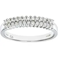 Diamant L'Eternel Ring sølv