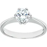 Diamant L'Eternel Ring sølv