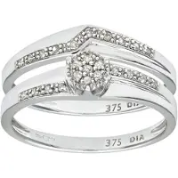 Diamant L'Eternel Ring sølv